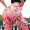 Sexy Women's Snake Skin Printed Sport Leggings